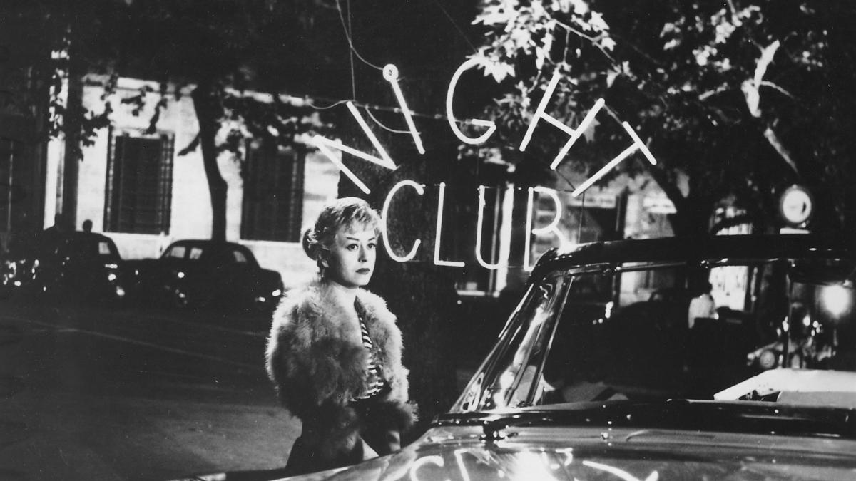 woman black and white