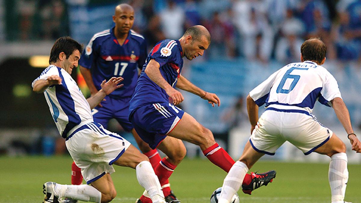 soccer players on the field