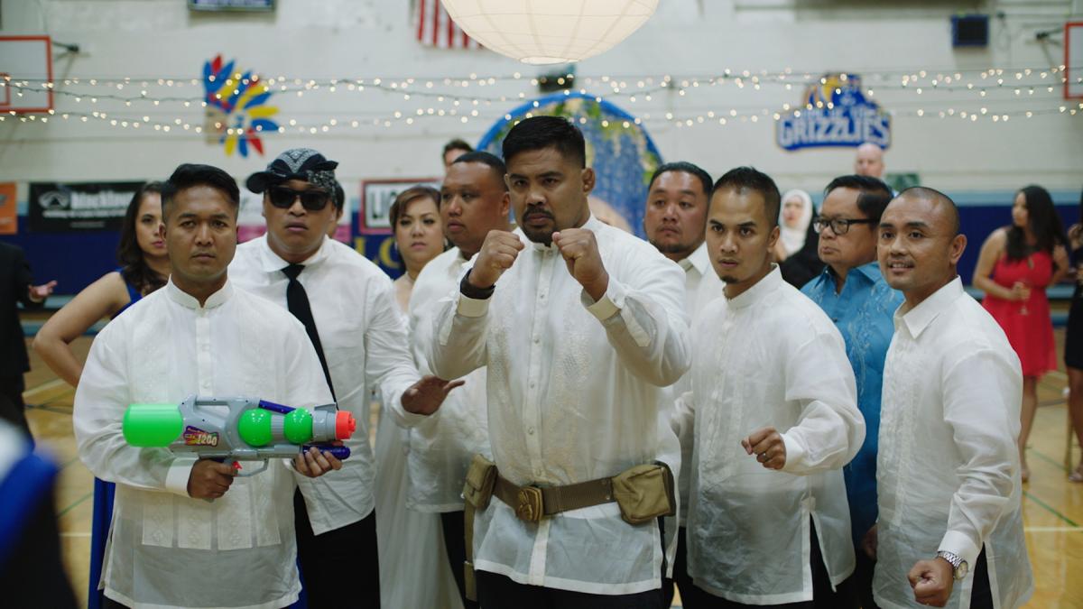 group of men in karate uniforms 