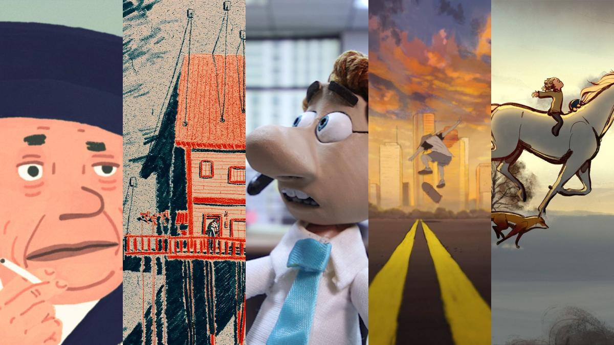 Oscar Nominated Animated Shorts collage