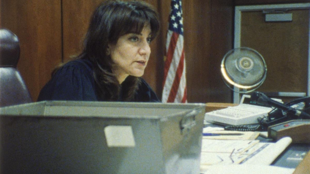 judge presiding over court