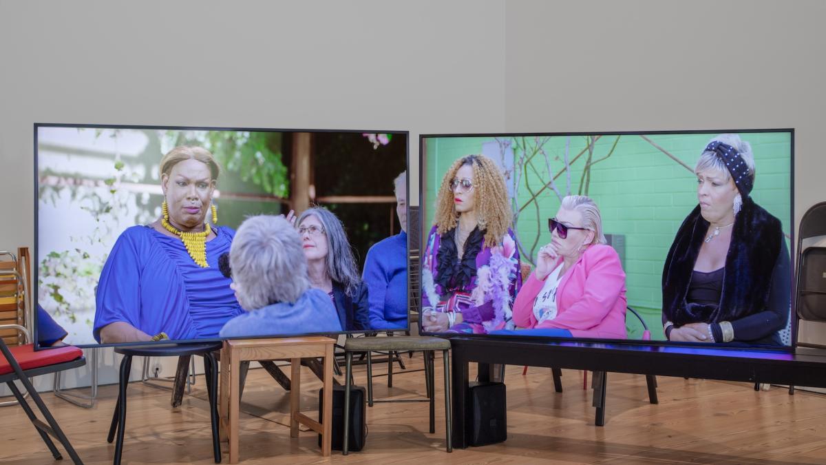 Sharon Hayes, Ricerche: four, 2024. courtesy of the artist