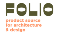 Folio Logo: product source for architecture and design